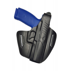 Coldre de Couro para CZ P10F OWB – Destro com Botão de Pressão