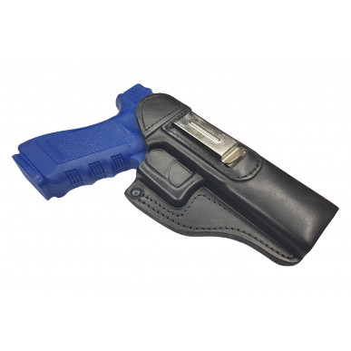 IWB 7 Leder Holster für Glock 35 schwarz VlaMiTex