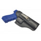 IWB 7 Leather Holster for Glock 34 Black VlaMiTex