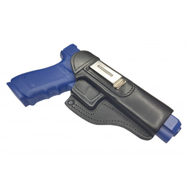 IWB 7 حافظة جلدية لـ Glock 24 أسود VlaMiTex