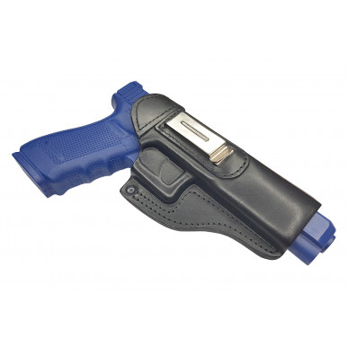 Funda de Cuero IWB 7 para Glock 17L negra VlaMiTex
