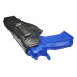 Funda de Cuero IWB 7 para CZ SP01 negra VlaMiTex