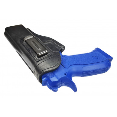 IWB 7 Fondina in Pelle per CZ SP01 nero VlaMiTex