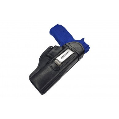 IWB 7 nahkakotelo CZ P-09:lle musta VlaMiTex