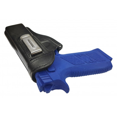 IWB 7 Läderhölster för CZ P-09 svart VlaMiTex