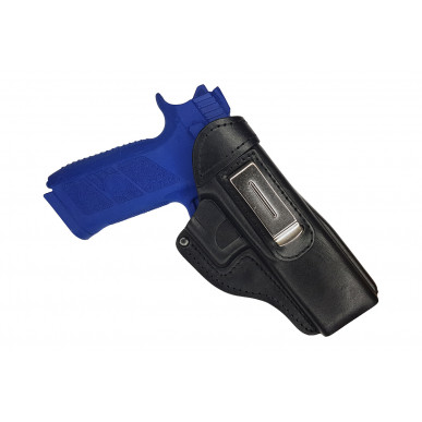 IWB 7 Кожен кобур за CZ P-09 черен VlaMiTex