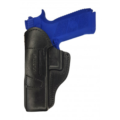 IWB 7 가죽 홀스터 CZ P-09용 검정색 VlaMiTex