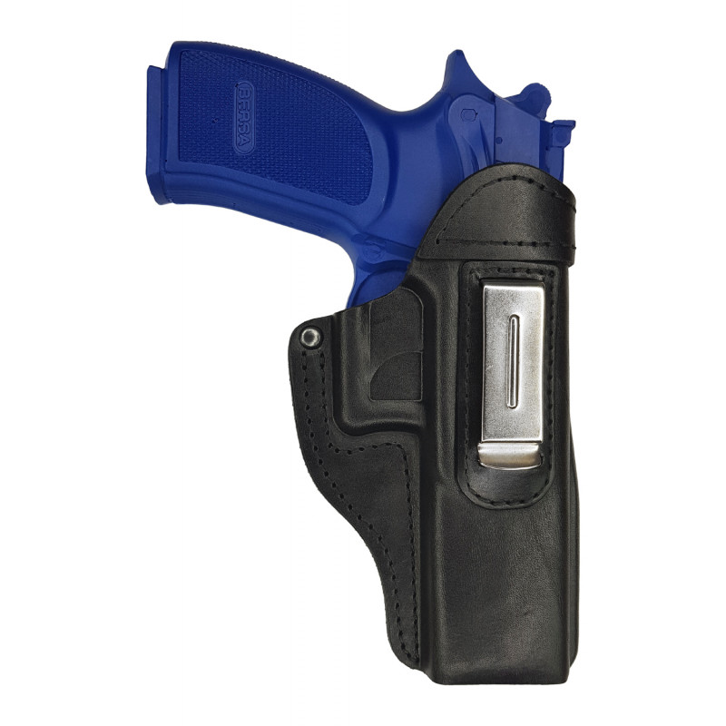 IWB 7 kožené puzdro pre BERSA THUNDER 9 PRO XT čierne VlaMiTex