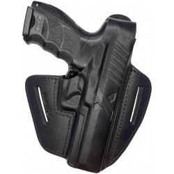 حافظة جلدية لمسدس H&K P30L OWB - لليد اليمنى مع زر ضغط