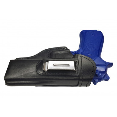 IWB 7 Leather Holster for Beretta 96 Black VlaMiTex