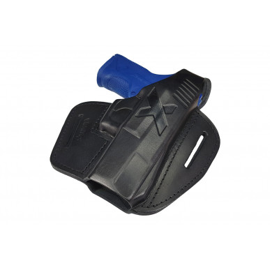 B22 Funda de Cuero para Beretta Px4 Storm negra VlaMiTex