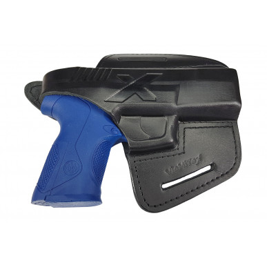 B22 Fondina in Pelle per Beretta Px4 Storm nera VlaMiTex