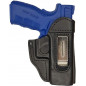 IWB 6 Leder Holster für Springfield XDM schwarz VlaMiTex