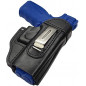 IWB 6 Leder Holster für Springfield XDM schwarz VlaMiTex
