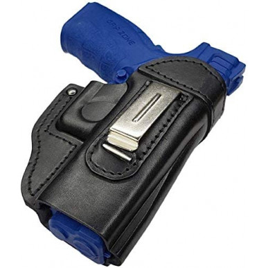 IWB 6 Leder Holster für Springfield XDM schwarz VlaMiTex