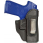 IWB 6 Leather Holster for Ruger P95 DAO Black VlaMiTex