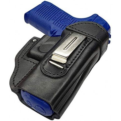 IWB 6 Coldre de Couro para Ruger P95 DAO preto VlaMiTex