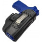 IWB 6 Leather Holster for Beretta PX4 Storm Black VlaMiTex