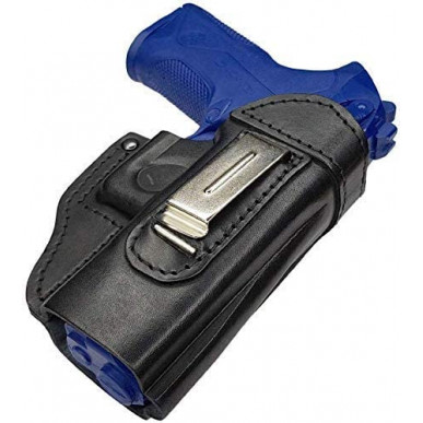 IWB 6 Leather Holster for Beretta PX4 Storm Black VlaMiTex
