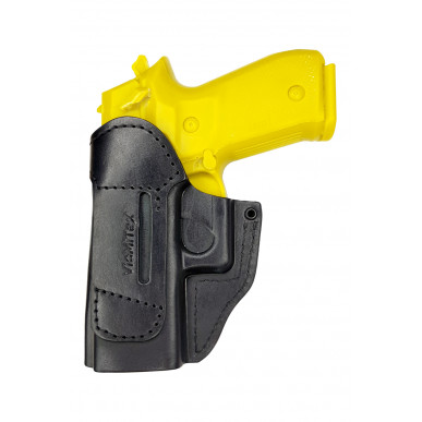 IWB 6 Coldre de Couro para Arex Rex Zero preto VlaMiTex