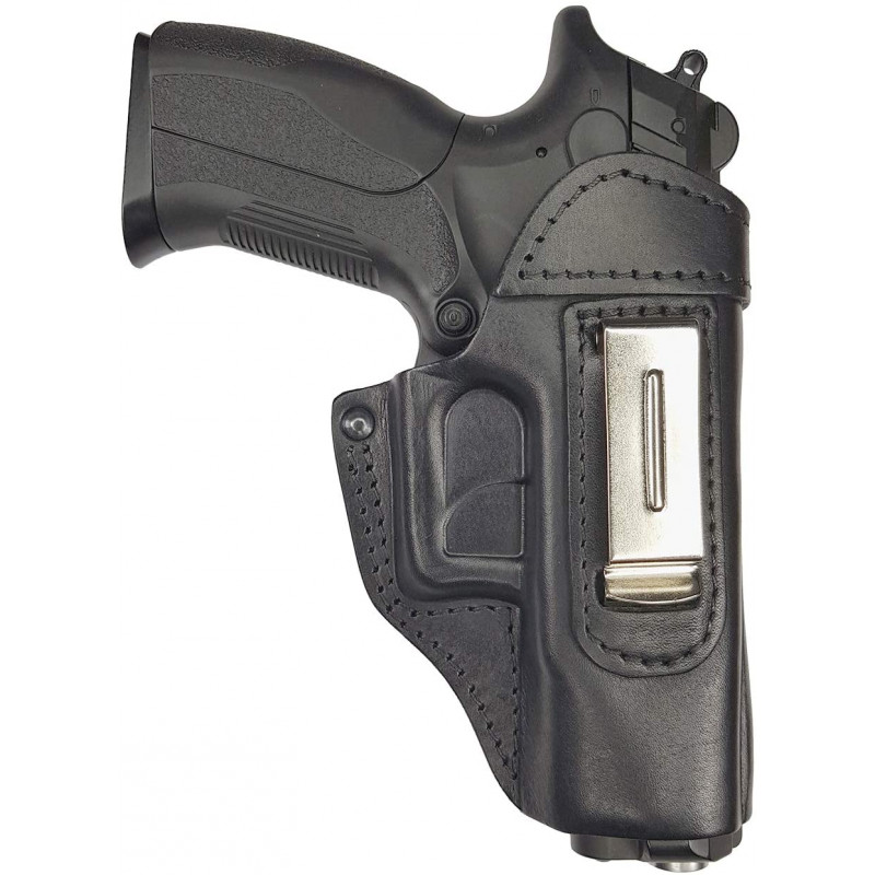 IWB 6 Leather Belt Holster for Grand Power K100 Black VlaMiTex