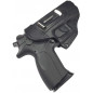 IWB 6 Coldre de Cintura de Couro para Grand Power K100 preto VlaMiTex