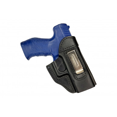 IWB 6 Holster en cuir véritable pour Walther PPX noir VlaMiTex