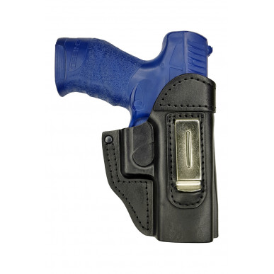 IWB 6 Echt Leder Holster für Walther Creed schwarz VlaMiTex