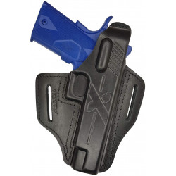 Coldre de Couro para Kimber 1911 OWB – Destro com Botão de Pressão