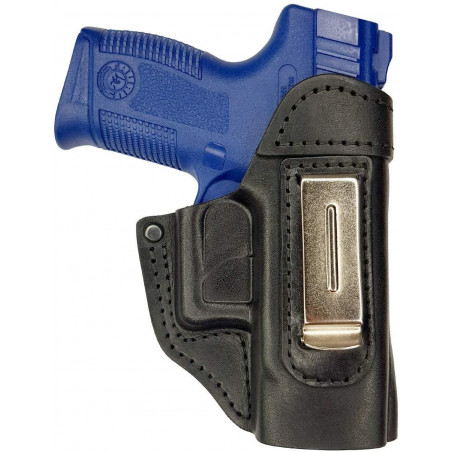 IWB 5 Leather Holster for Taurus Millennium Pro 140 Black VlaMiTex