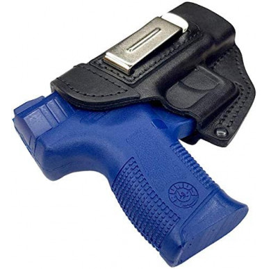 IWB 5 Leder Holster für Taurus Millennium Pro 140 schwarz VlaMiTex