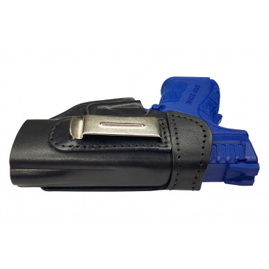 IWB 5 Leather Holster for Springfield XD Black VlaMiTex