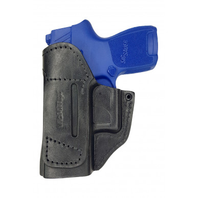 IWB 5 レザー ホルスター Sig Sauer P320 Subcompact 黒 VlaMiTex