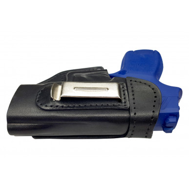 IWB 5 حافظة جلدية لـ Sig Sauer P250 Sub Compact باللون الأسود VlaMiTex