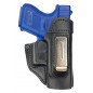 IWB 5 Holster en cuir pour Glock 26 27 28 29 30 33 36 39 noir VlaMiTex