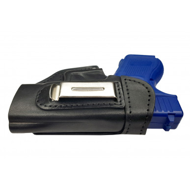 IWB 5 kožené pouzdro pro Glock 26 27 28 29 30 33 36 39 černé VlaMiTex