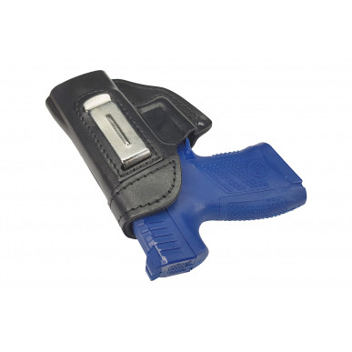 IWB 5 Fondina in Pelle per CZ P-10S nero VlaMiTex