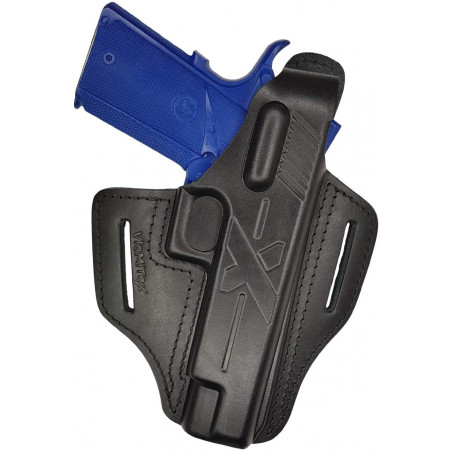 حافظة جلدية لـ Springfield 1911 OWB - لليد اليمنى مع زر ضغط