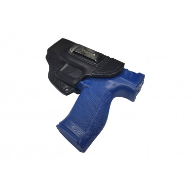 IWB 3Li Coldre de Couro para Walther PDP Cano 4 Polegadas Preto para Canhotos