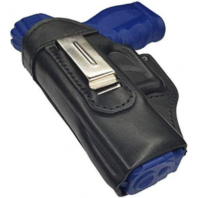 IWB 3Li Leder Holster für Taurus PT 24 Schwarz für Linkshänder