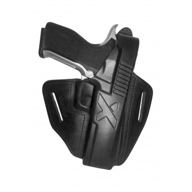 B24 가죽 홀스터 Sig Sauer LDC 2 II용 검정색 VlaMiTex