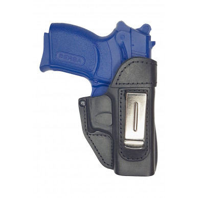 IWB 8 가죽 홀스터 Bersa Thunder 45용 검정색 VlaMiTex