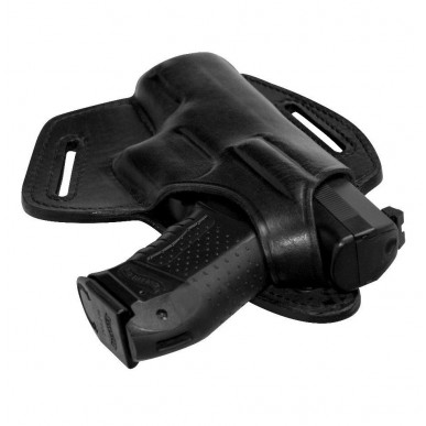 BXLi кожаная поясная кобура для Walther P99 черная для левшей VlaMiTex