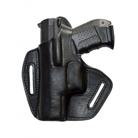 Holster de ceinture en cuir OWB pour Heckler & Koch SFP9 – Convient aux gauchers