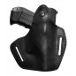 BXLi Leder Gürtel Holster für H&K SFP9 schwarz für Linkshänder VlaMiTex