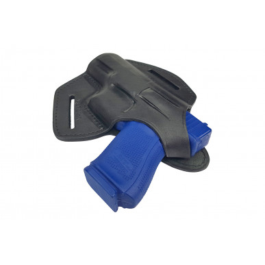 BXLi Coldre de Cinto de Couro para Pistolas Glock 19 23 32 preto