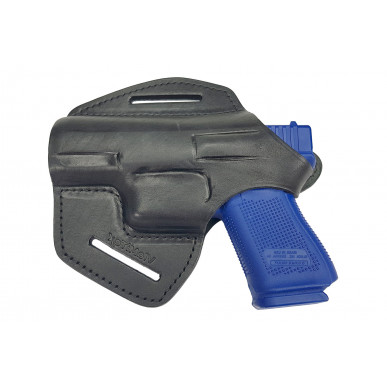 BXLi Coldre de Cinto de Couro para Pistolas Glock 19 23 32 preto