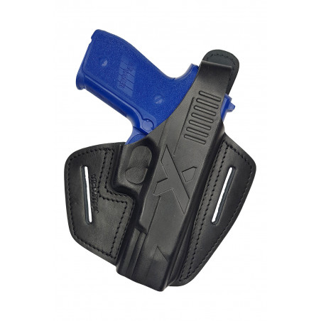 Holster en cuir pour Sig Sauer P229 OWB – Droitier avec bouton-pression