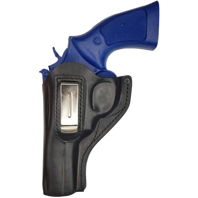 IWB 14Li Coldre de Couro para Revólver Smith and Wesson 686 para Canhotos