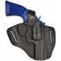 R3 Leder Revolver Holster für COLT PYTHON 2,5 Zoll Lauf schwarz VlaMiTex